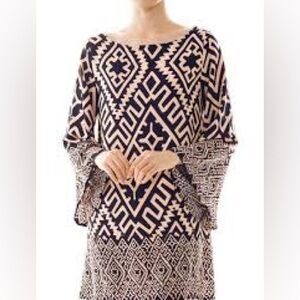 💫 RACHEL KATE Geometric Shift Dress | Size S | Pink/Navy | NWT 💫